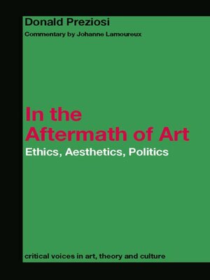 cover image of In the Aftermath of Art